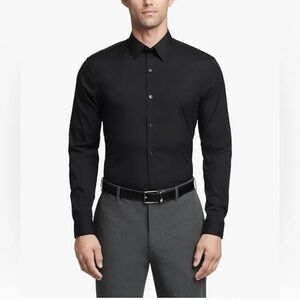 Calvin Klein Men's Black Dress Shirt
